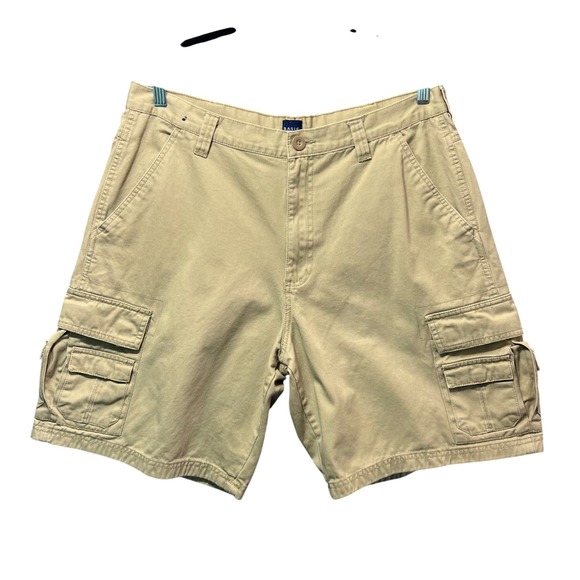 Basic Editions Other - Y2K Basic Editions Cargo Shorts 38 Khaki Tan Utility Pocket Workwear 2000s‎